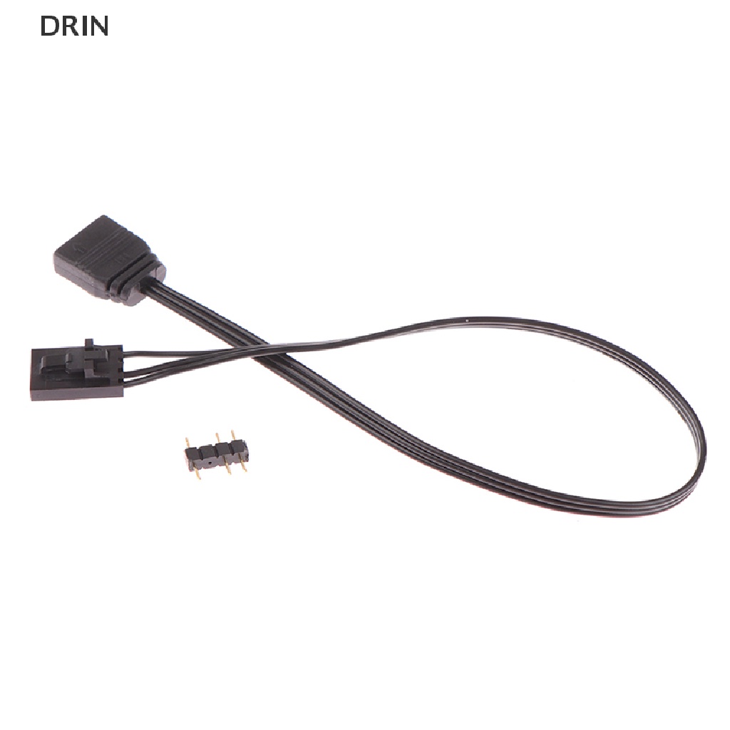 Dr 1PCS Untuk Corsair RGB Ke Standar ARGB 3-Pin 5V 25CM Konektor Adaptor vn