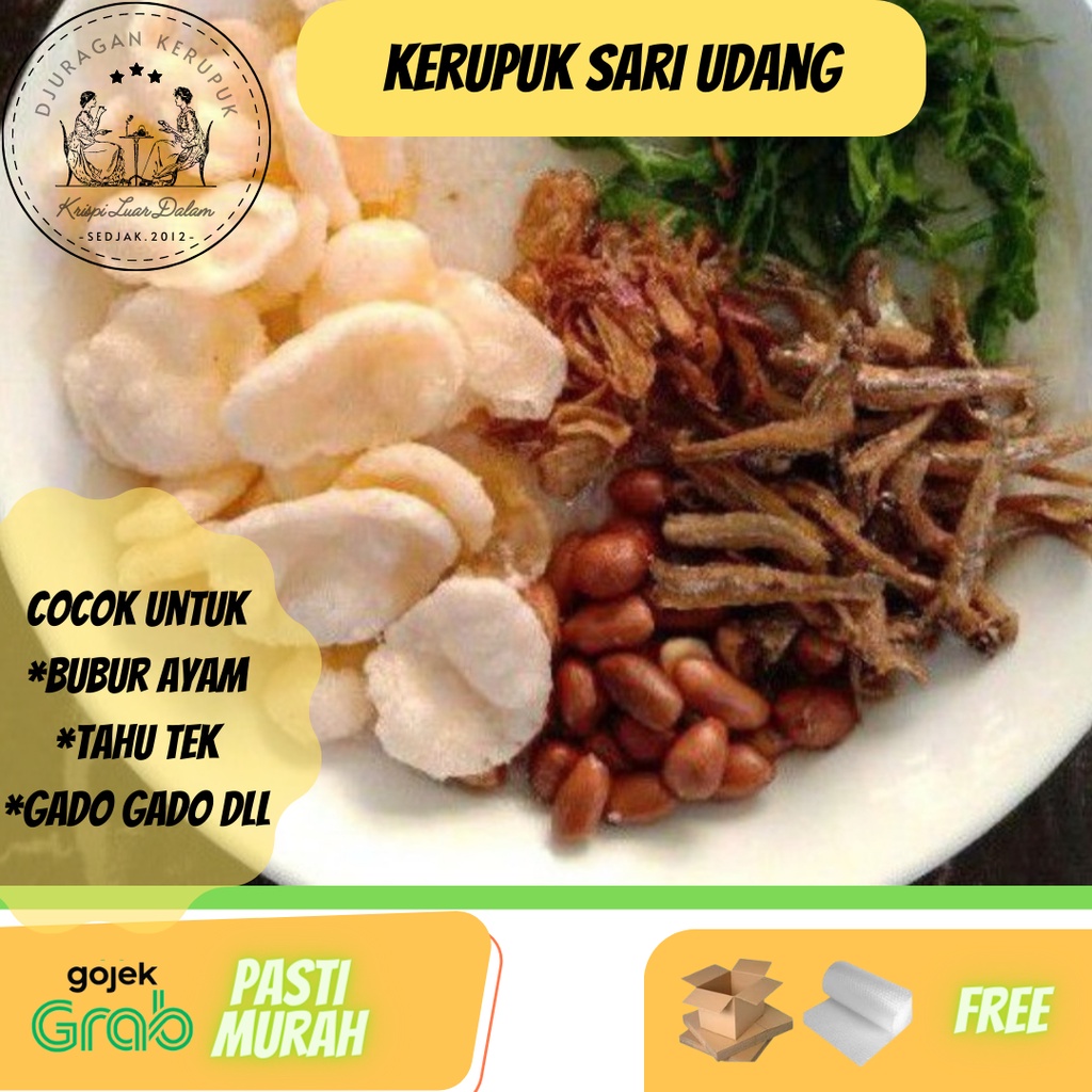 

Kerupuk Sari Udang Kecil Mentah Kualitas No 1 Paling Laris