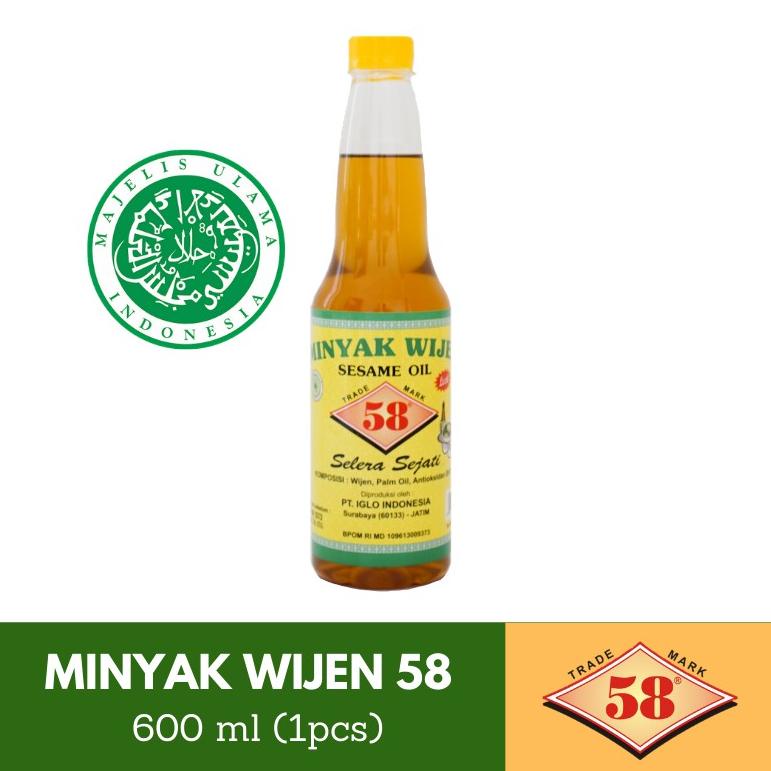 

55 Saos 58 - Minyak Wijen Halal (600 ml) Model #Terbaru )人(