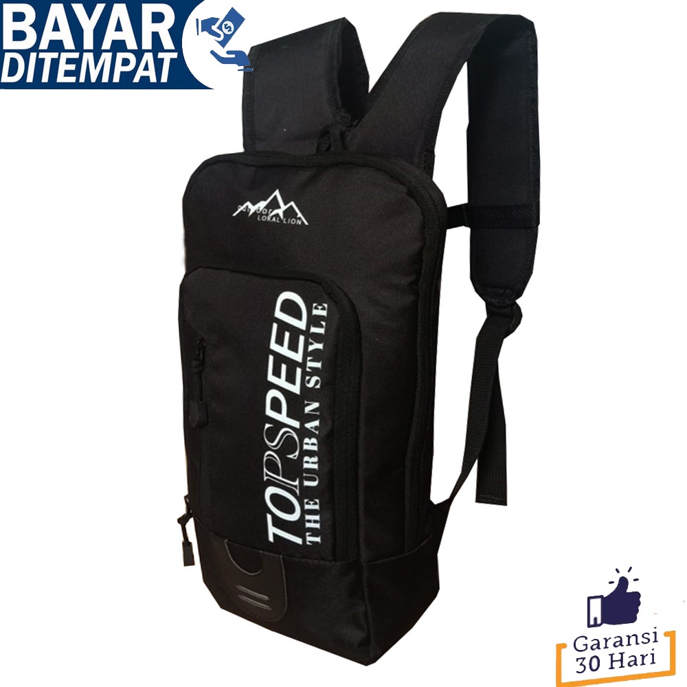 Tas Ransel Sepeda Pria Top Speed - CNV- Tas Punggung Sepeda Cowok - Tas Hydropack Sepeda Wanita - Tas Sepeda black and blue