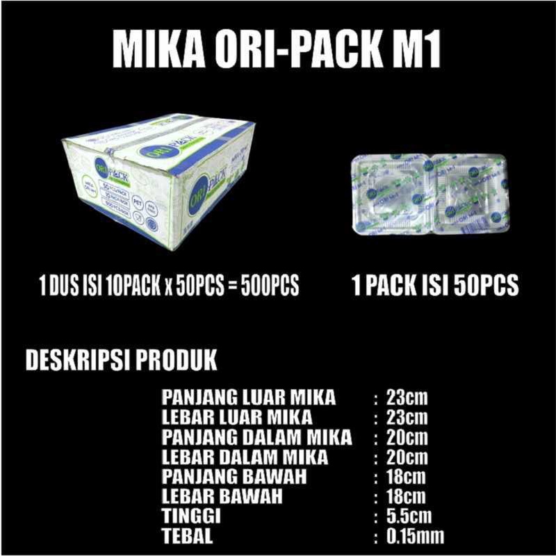 Mika Kue Besar Jumbo Bolu /  Besar M1 / Chiffon Sifon / Mika uk 2 Box Per Pack