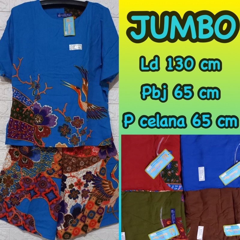 Babydoll Jumbo Kencana Ungu label biru mempesona