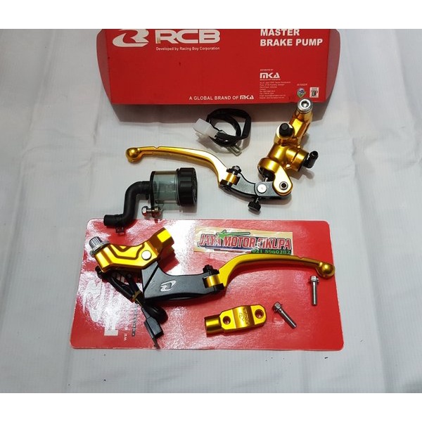 Master rem kanan RCB S1 Handle rem kopling kiri universal cable only Gold