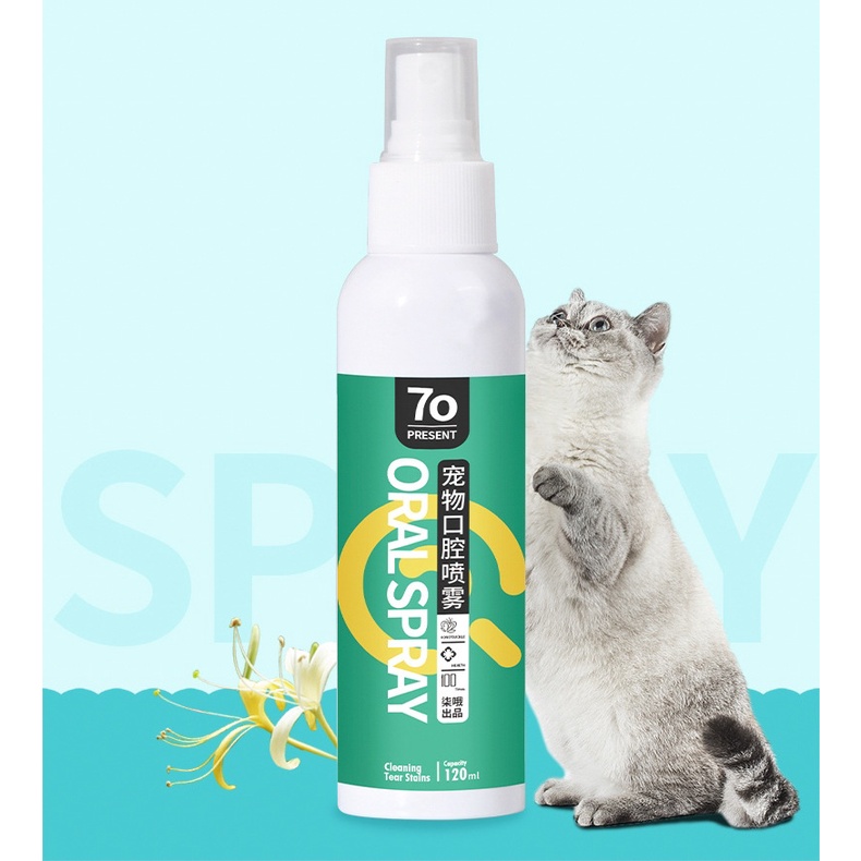 Oral Spray Hewan Peliharaan Penyegar Nafas Hewan Peliharaan Anjing Kucing Penghilang Bau Mulut Dan Obat Kumur Hewan