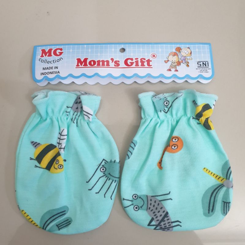 1 Pasang Sarung Tangan / Sarung Kaki Bayi Newborn MG1PS Print (1 Pasang Sarung Tangan / Sarung Kaki) MG1PS