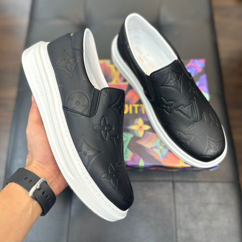 SEPATU SLIP ON LV334 NEW BRANDED MIROR