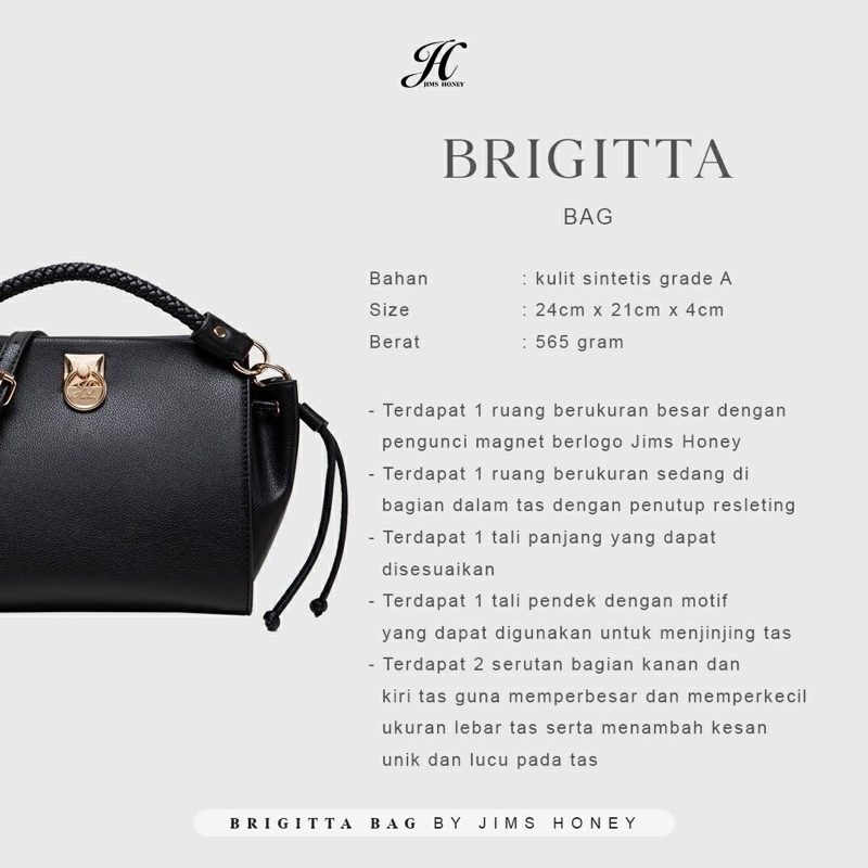 BRIGITTA BAG JIMSHONEY TAS HANDBAG SELEMPANG