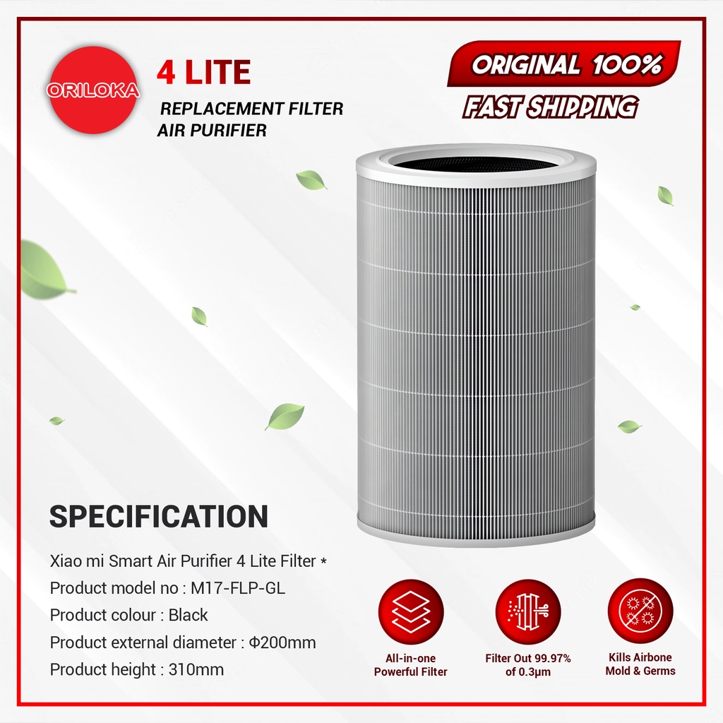 Filter Xiaomi Air Purifier 4 Lite Original - Filter Pengganti