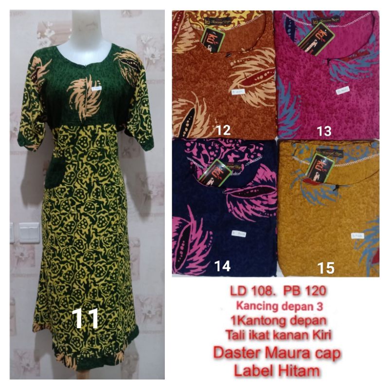 Daster Kencana Maura Cap Label Hitam