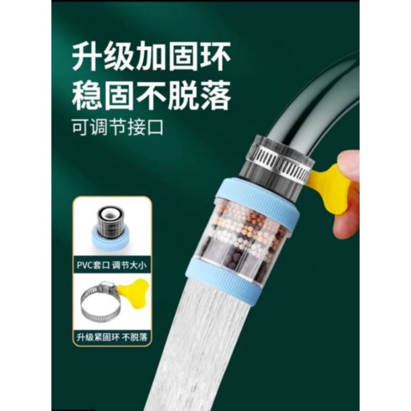 Sambungan Filter Air Filter 4 Lapis Batu /Saringan Air Kran Filter Baru /Sambungan Keran Wastafel De