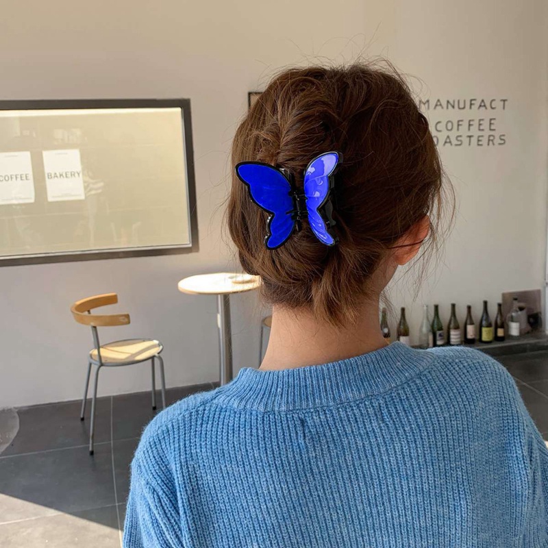 Korea Baru Tiga Dimensi Kupu-Kupu Rambut Klip Perancis Elegan Menangkap Klip Hiu Klip Peri Jepit Rambut Wanita Aksesoris Rambut