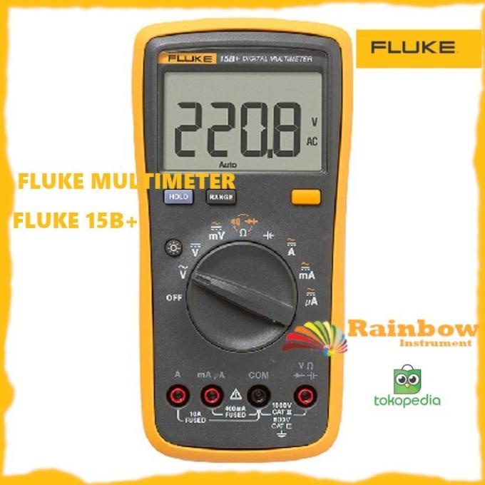 Digital Multitester Fluke 15B + Multimeter Fluke 15 B + Original