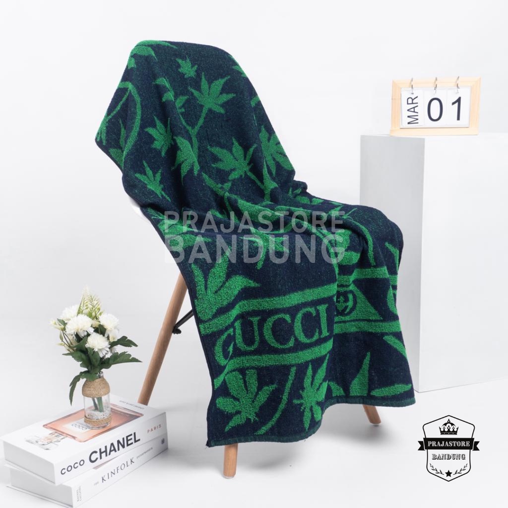 Handuk Mandi Gucci Dewasa Jumbo Size 80x150 Motif Daun Tebal Lembut Menyerap Air Super Premium Murah Anduk Import Lebar Halus Pria Wanita Yg Nyerap Dan Serap Haduk Ukran Besar Hanuk Impor Cowok Cewek Towel Grosir Cuci Gudang Termurah Terlaris Terbaru COD