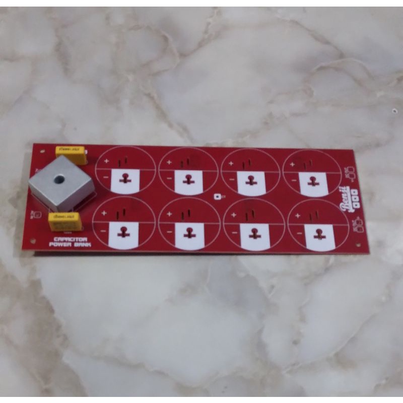 PCB PSU 8 Elco Plus komponen