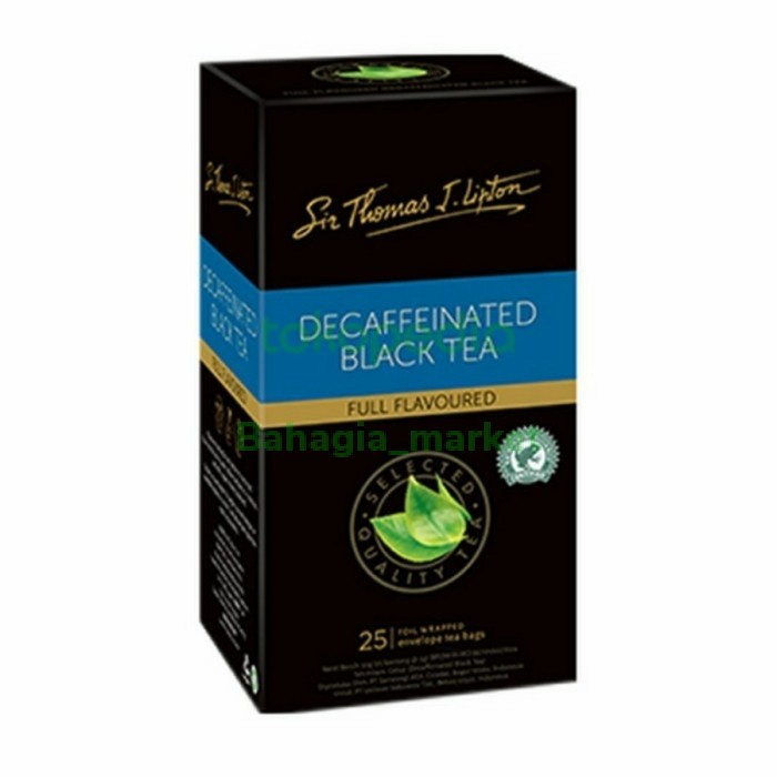 

Lipton Decaffeinated Black Tea 25 Sachet Teh Tanpa Kafein