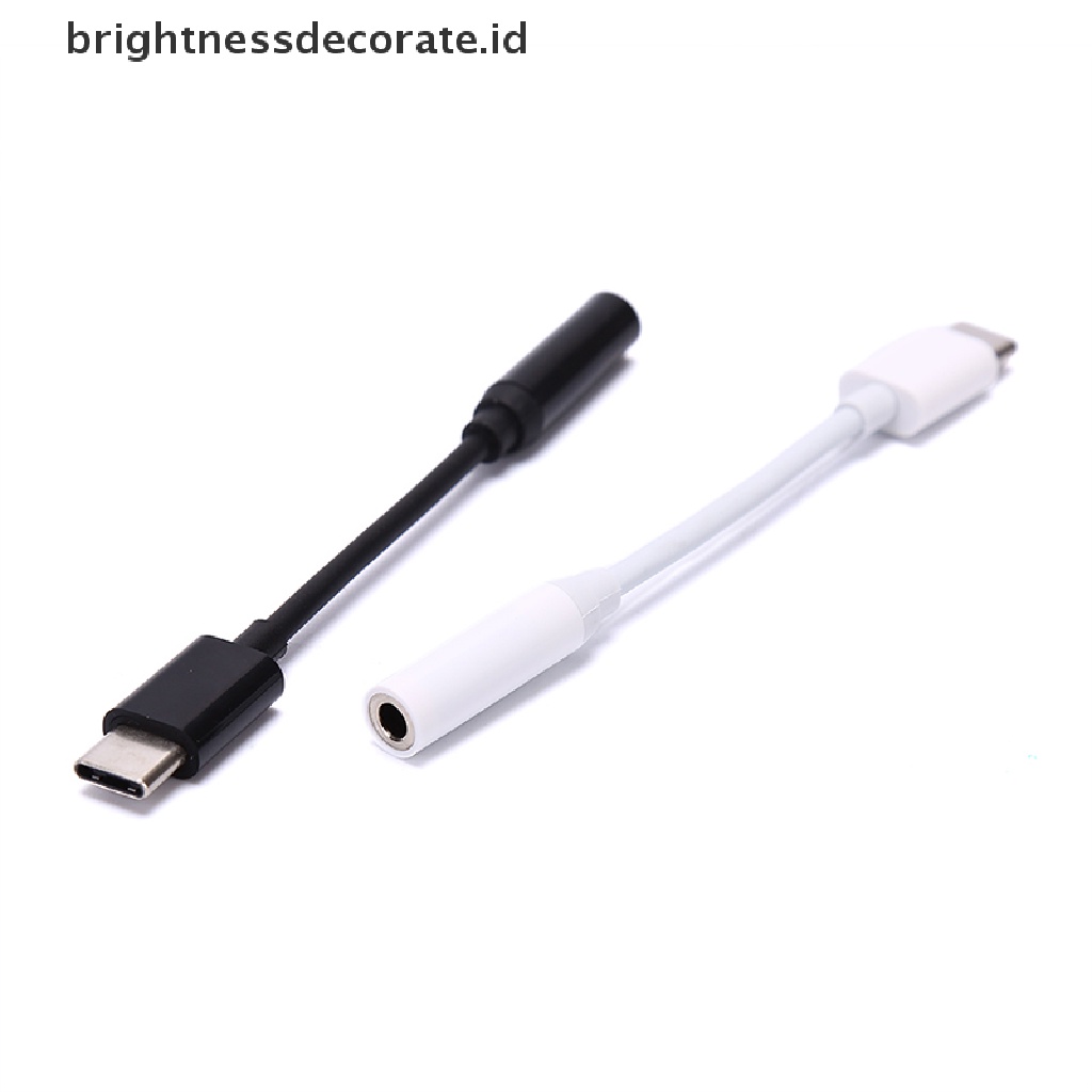 [Birth] Adaptor Kabel Earphone Type-C To 3.5mm Tipe C Male To 3.5 AUX Audio Female Jack [ID]