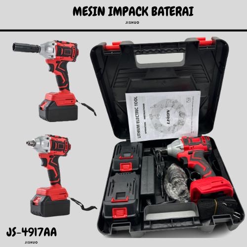 ORDLESS IMPACT WRENCH TOOLS 2 BATERAI 21V JS-BS4917AA