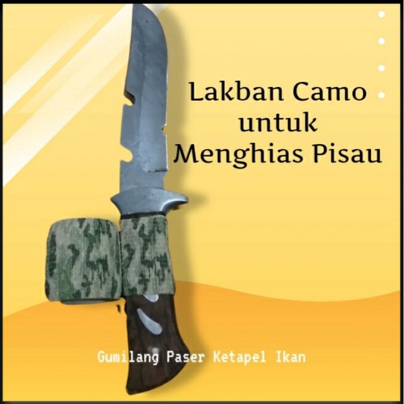 lakban camuflase praktis dan mudah lebar 2,5cm panjang melar 4,5m