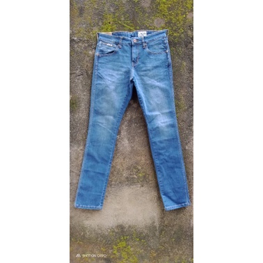 Wrangler Vegas Skinny Med Blue Original Size29