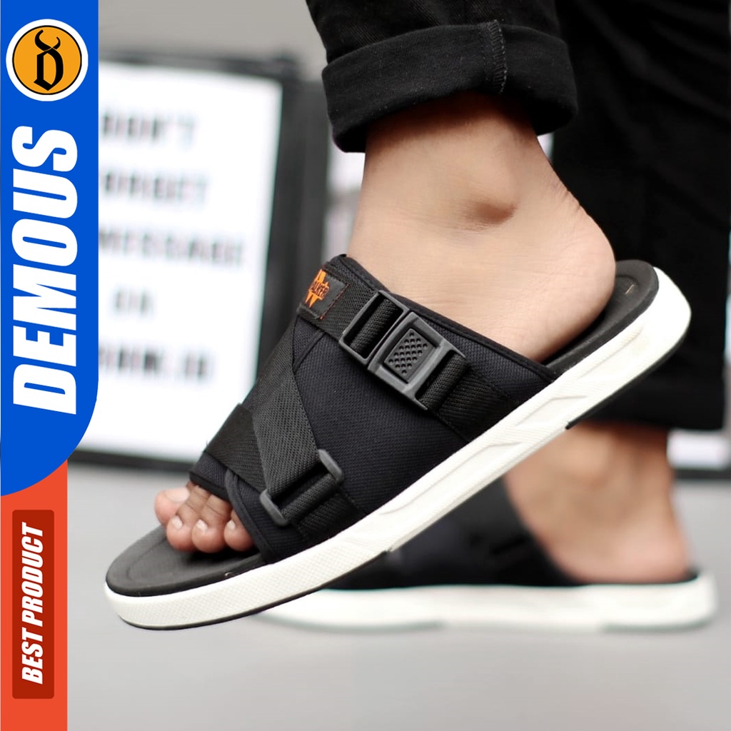 DEMOUS Anthony - Sandal Slide Pria Sendal Casual Distro