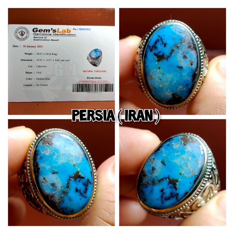 PIRUS BLUE PERSIA MULTI COLOUR + memo lab