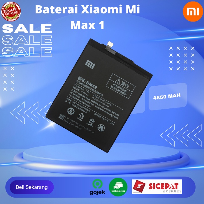 Baterai xiaomi mi max 1 oem bergaransi