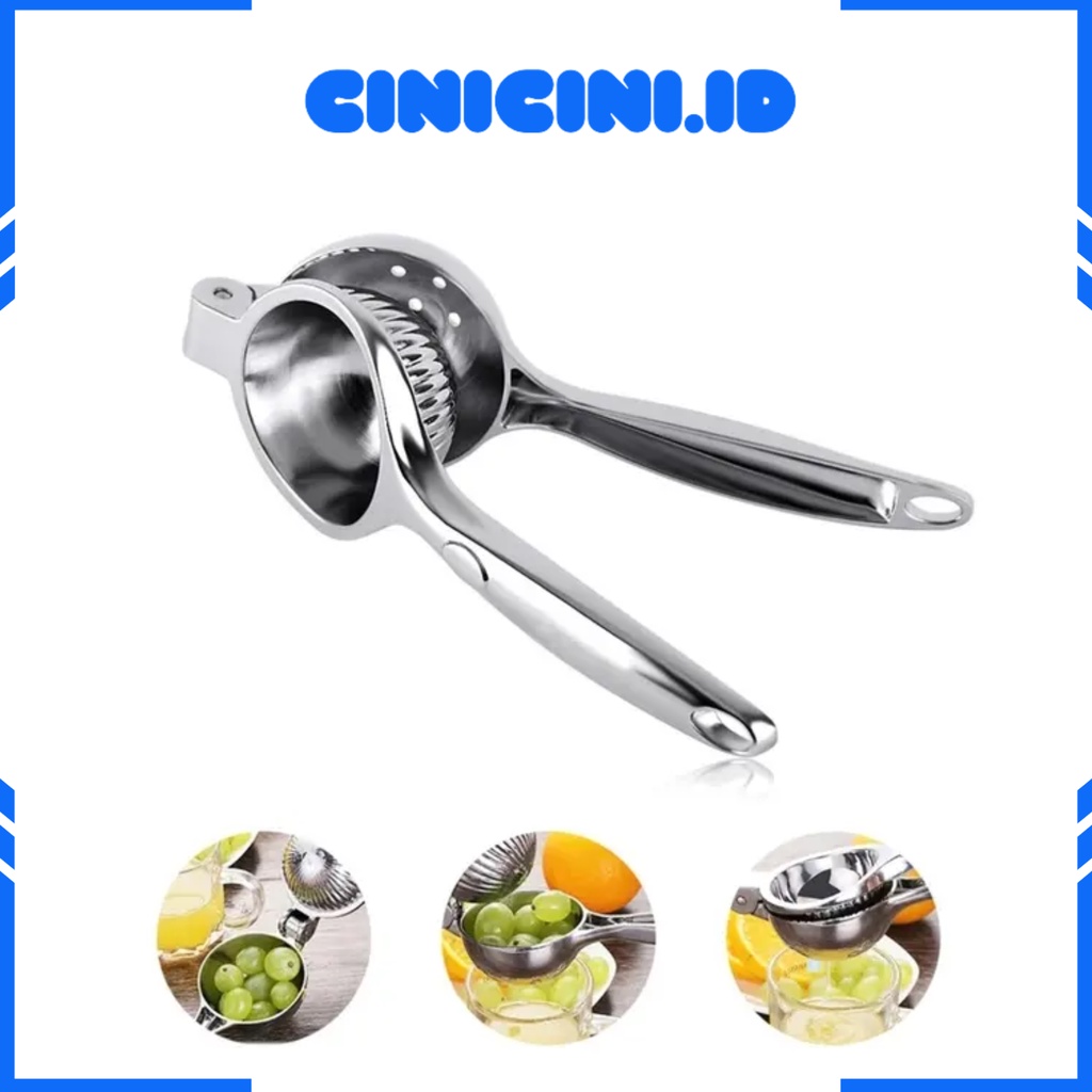 [ Cinicini ] Alat Pemeras Jeruk peras / lemon Stainless Steel TERMURAH