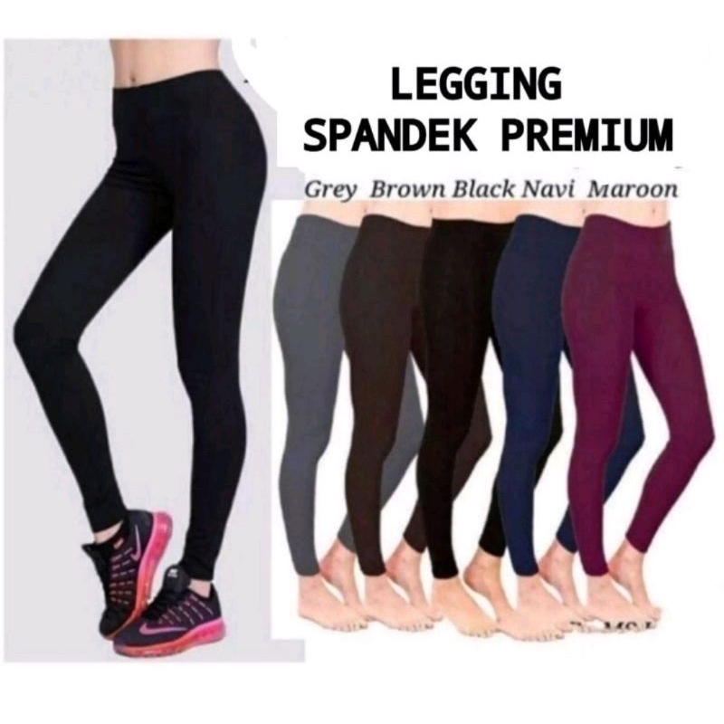 legging wanita spandek,standar ,jumbo