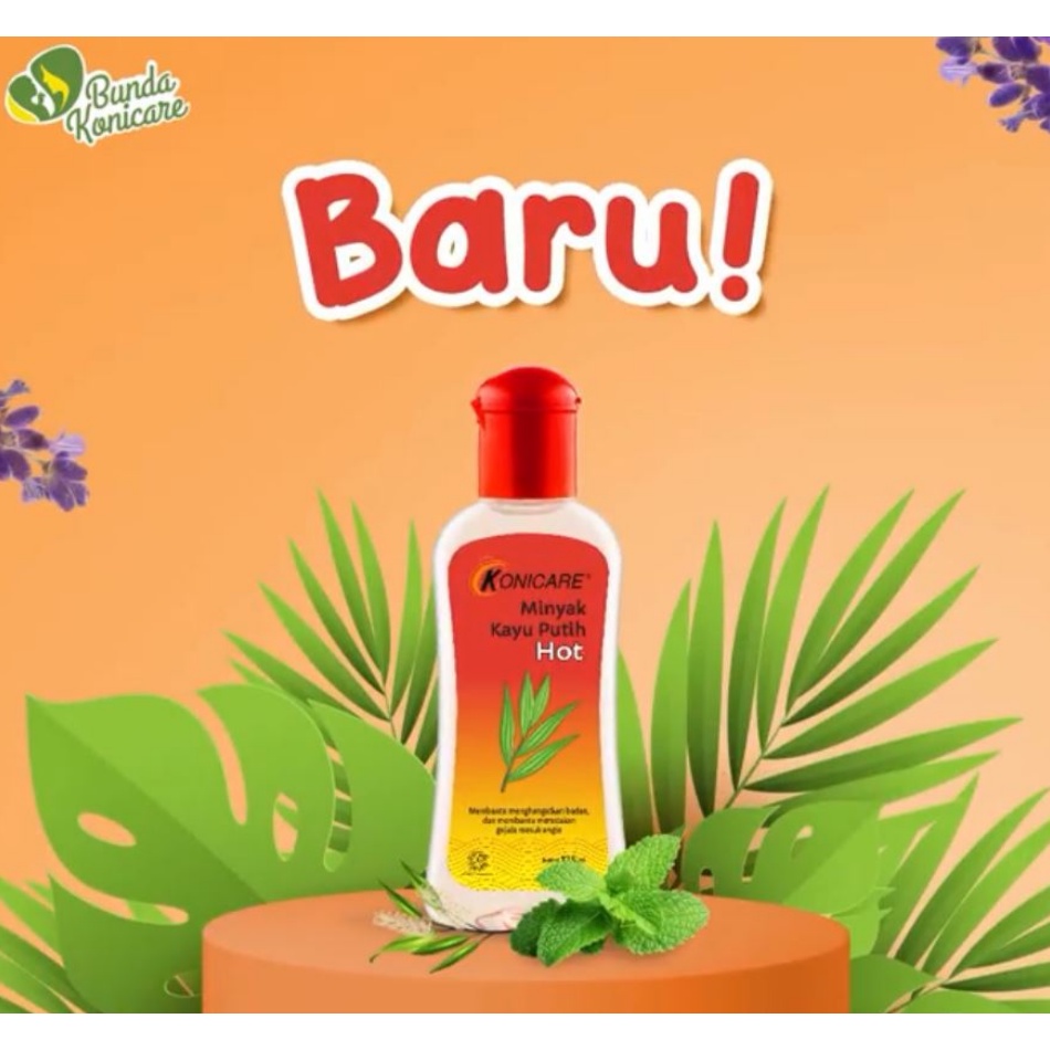 KONICARE Minyak Kayu Putih Hot Botol Isi 60 ML