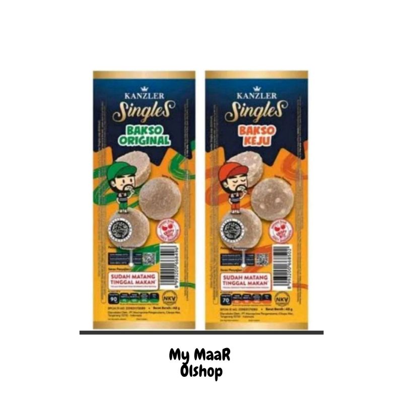 

KANZLER SINGLES BAKSO KEJU/ORIGINAL 48GR