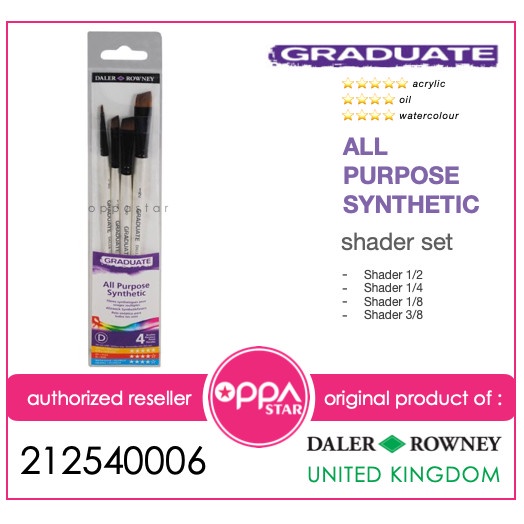 

Kuas Lukis Set High Quality Daler Rowney Graduate Brush SH 212540006