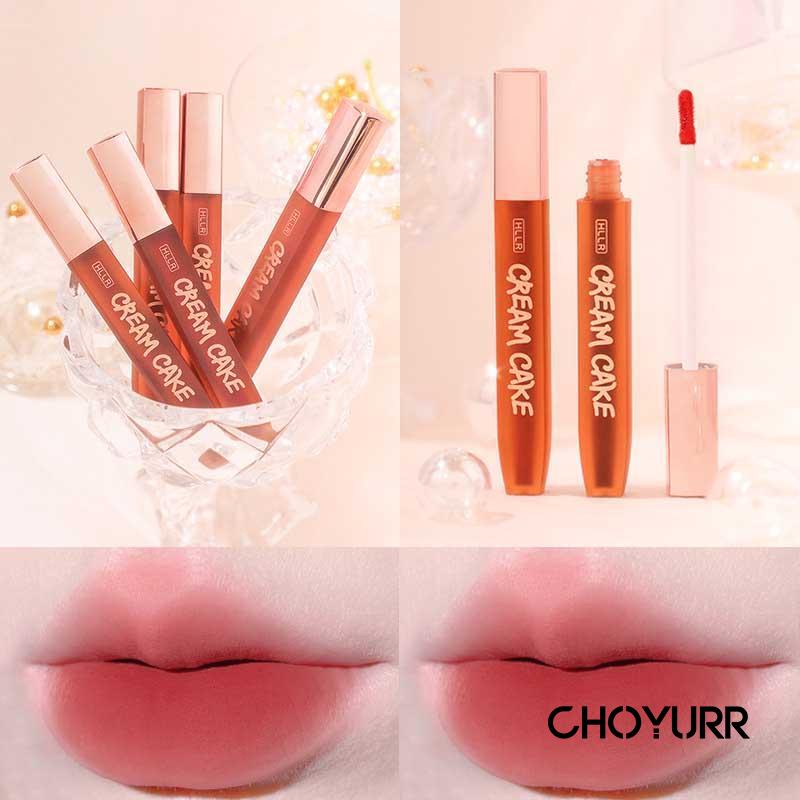 【COD】Lip Glaze Matte Lipstick Anti air Lipstick Velpet Lip Gloss Soft Matte Velvet Lip Glaze Smooth Smearing Multi-color Lip Mud-CH