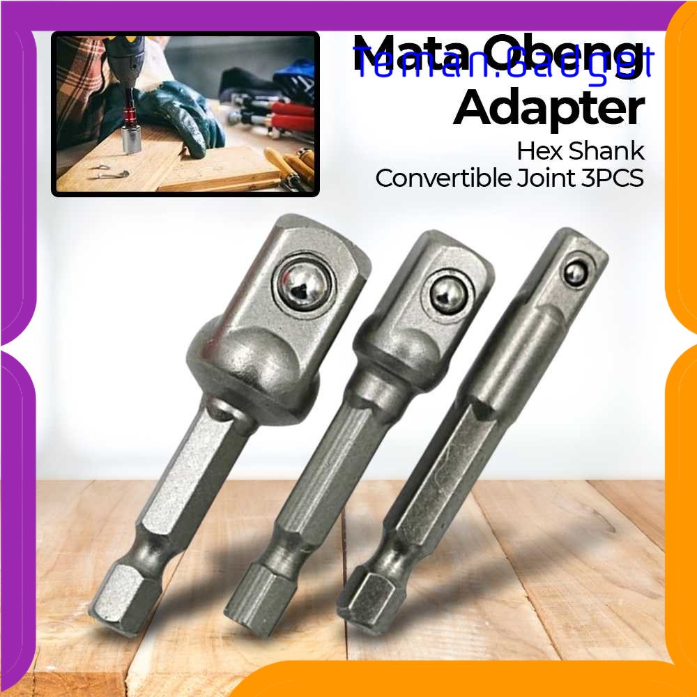 TG-PKK Mata Obeng Adapter Hex Shank Convertible Joint 3PCS - JHG0059