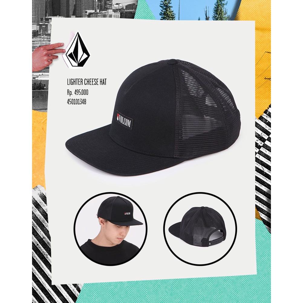 RAYSURF VOLCOM TOPI PRIA 450101348 ORIGINAL