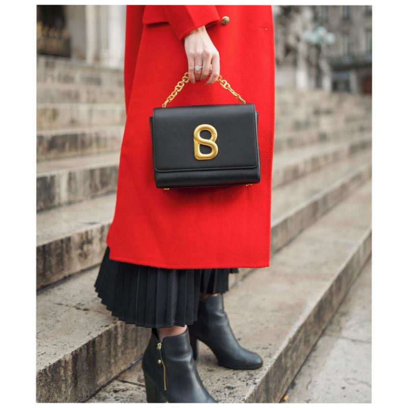 The Alva Bag Buttonscarves Black (Preloved)