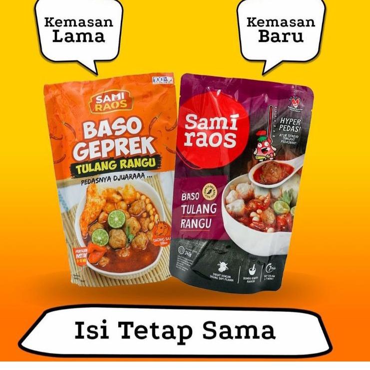 

>XC26619< BASO GEPREK TULANG RANGU / BASO ACI GEPREK / SOUN MIE SEBLAK GEPREK SAMIRAOS