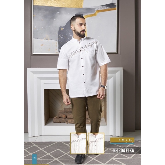 BAJU KOKO NIZAR BORDIR 2023 NH 204 ELKA