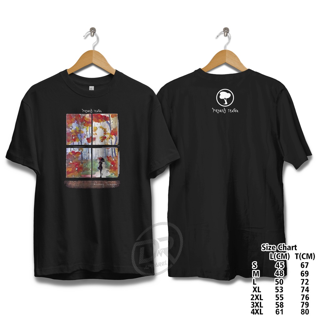 T-SHIRT BAJU DISTRO KAOS PAYUNG TEDUH RUANG TUNGGU / KAOS ANAK SENJA / KAOS PAYUNG TEDUH AKAD / KAOS