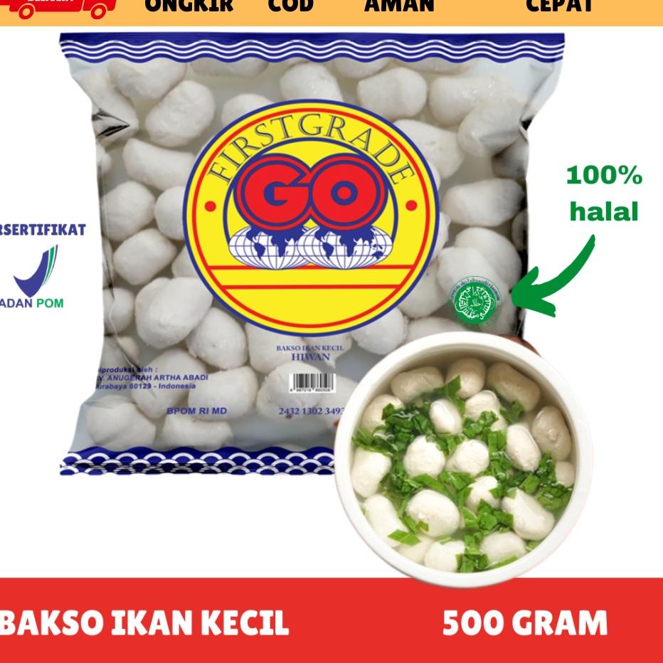 

✨Terbaru✨ [FROZEN FOOD GO] BAKSO IKAN KECIL HIWAN ISI 60 (500GR) MAKANAN INSTAN SOSIS|NUGGET BPOM HALAL 