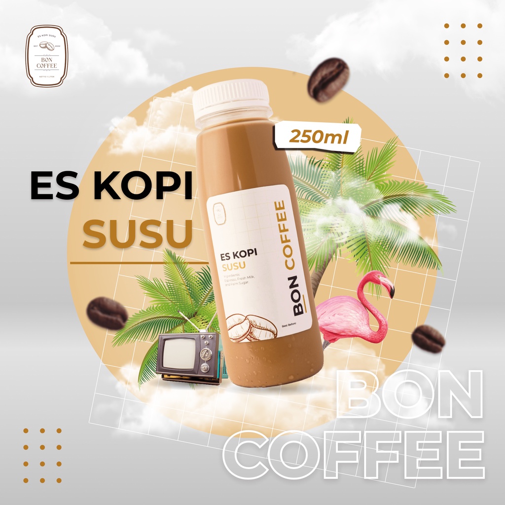 

Kopi Susu Gula Aren Bon Coffee dari Bon Magasin - 250 ml