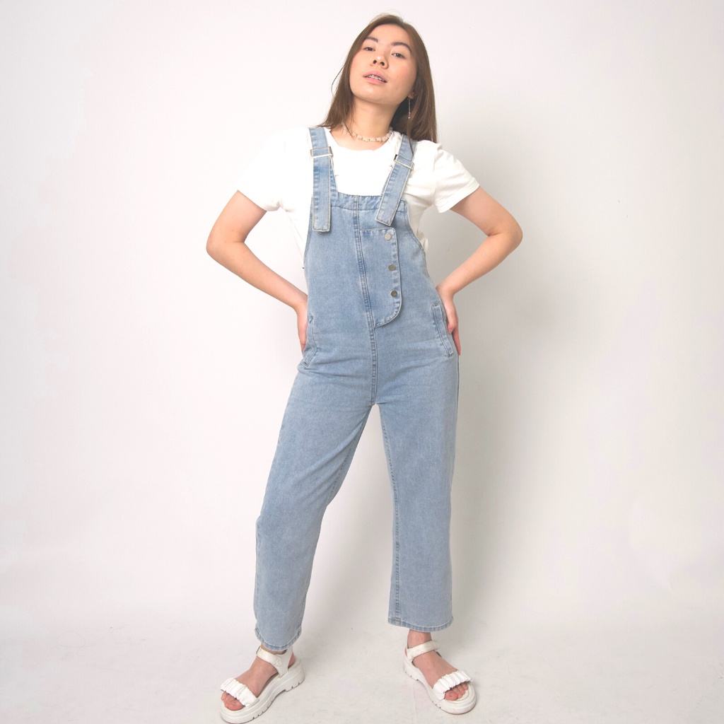 VIERLIN - Jumpsuit jeans 1588