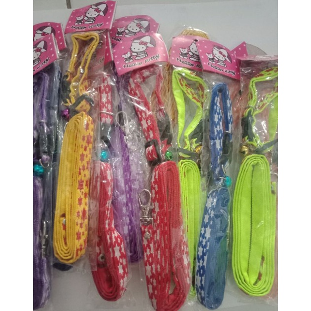 Kalung kucing plus tali panjang