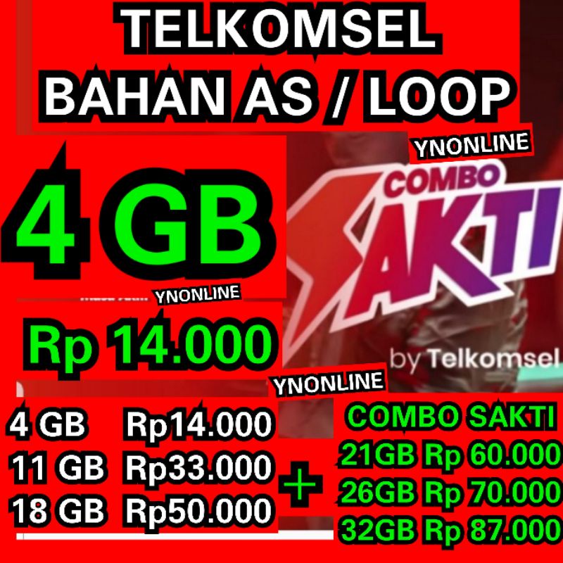 KARTU PERDANA SAKTI INTERNET TERMURAH 4GB Rp14.000/ 21GB Rp 60.000  32GB Rp 87.000