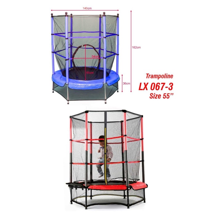 Tram Khusus Gosend Trampoline Trampoline Lompat Olahraga Mainan Anak Speeds