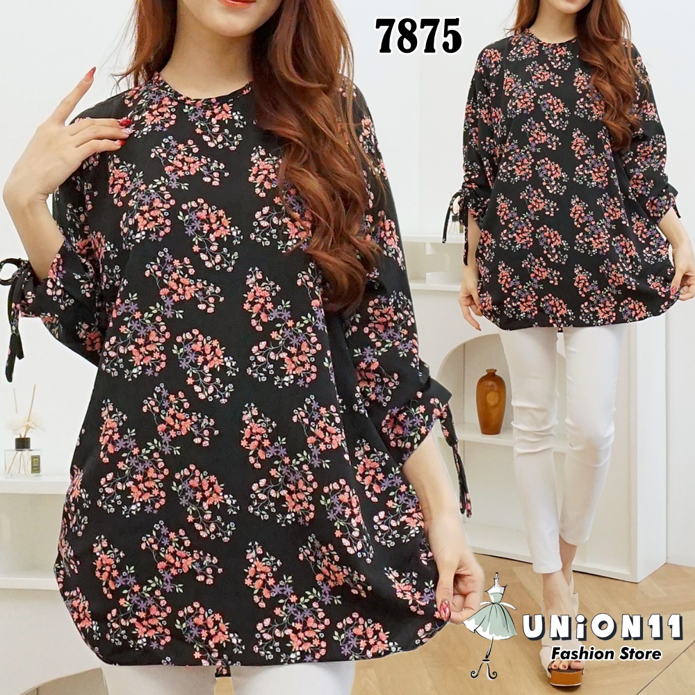 UNION11 -  ATASAN JUMBO WANITA LD 120 / ATASAN JUMBO XXXL WANITA / BAJU JUMBO WANITA / ATASAN JUMBO WANIT BB 80 KG / BAJU KERJA WANITA JIGAZ