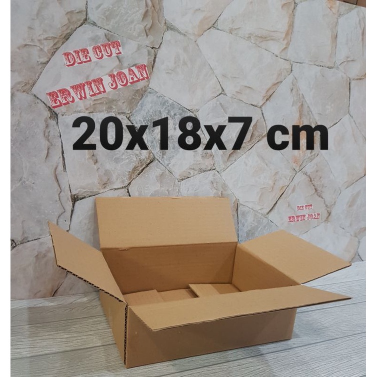 

Kardus / Box / uk 20x18x7 cm Karton packing polos baru ST