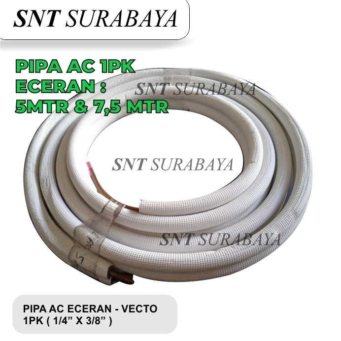 PIPA AC ECERAN 0,5PK - 1PK (1/4" X 3/8") - Pipa 5Mtr , 7,5Mtr - 1PK