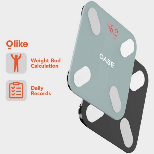 Oase Smart Body Scale LD06C Timbangan Badan Digital - Hitam