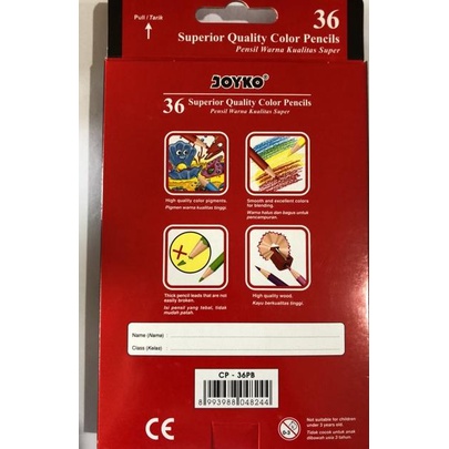 

Baru Cp36pb Pencil Pinsil Warna / Color Pencils panjang CP-36PB ..