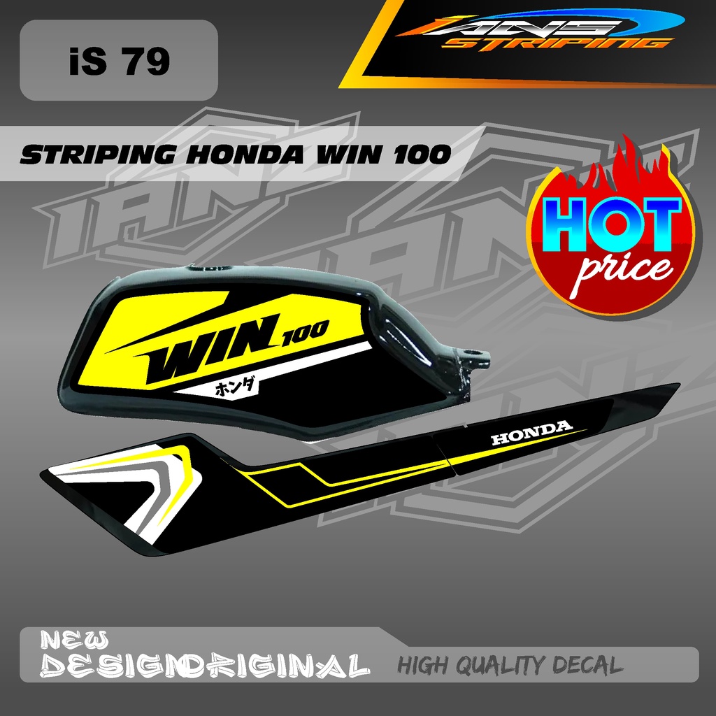 DECAL STRIPING LIST TANGKI WIN100 CUSTOM DECAL HOLOGRAM / NON HOLOGRAM IS79